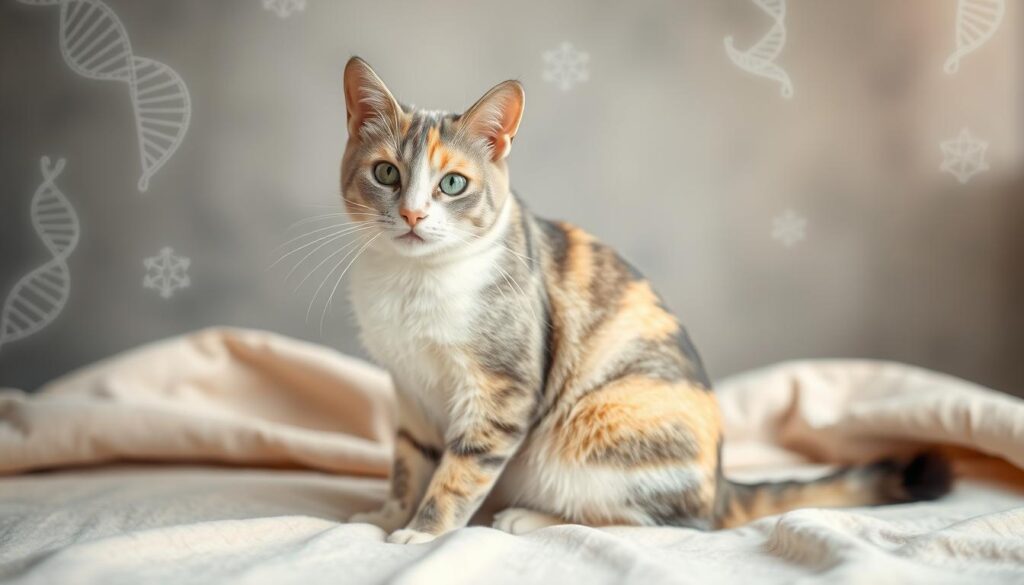 Dilute calico cats