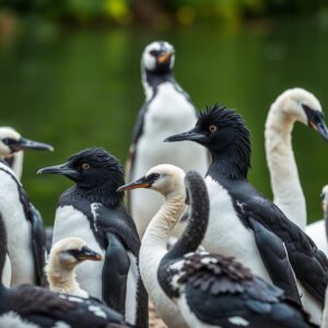 Black and White Birds